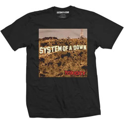 NABAT Men' Toxicity T-Shirt Graphic Unisex Black Top Shirt