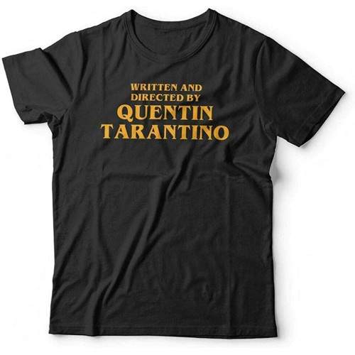 Short Sleeve Written and Directed by Quentin Tarantino Tshirt Unisexny, Movies Top Shirt Black
