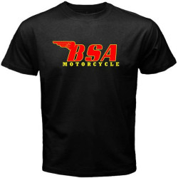Amro BSA Logo Racing Men's Black T-Shirt Black Amro BSA Logo Racing Men's Black T-Shirt Black