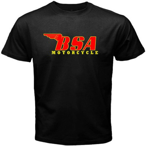 Amro BSA Logo Racing Men's Black T-Shirt Black