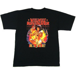 Velvet Revolver Tattoo 2005 Tour Black T Shirt Velvet Revolver Tattoo 2005 Tour Black T Shirt