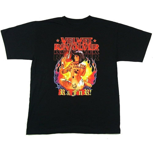 Velvet Revolver Tattoo 2005 Tour Black T Shirt Velvet Revolver Tattoo 2005 Tour Black T Shirt