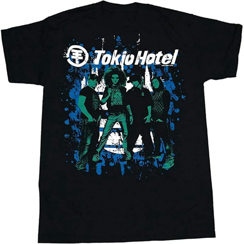 Tokio Hotel - Mens City Symbol Spots T-Shirt Tokio Hotel - Mens City Symbol Spots T-Shirt