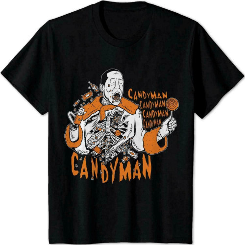 Candyman Shirt Halloween Horror Movie T-Shirt Retro 95 SP0709526 Candyman Shirt Halloween Horror Movie T-Shirt Retro 95 SP0709526