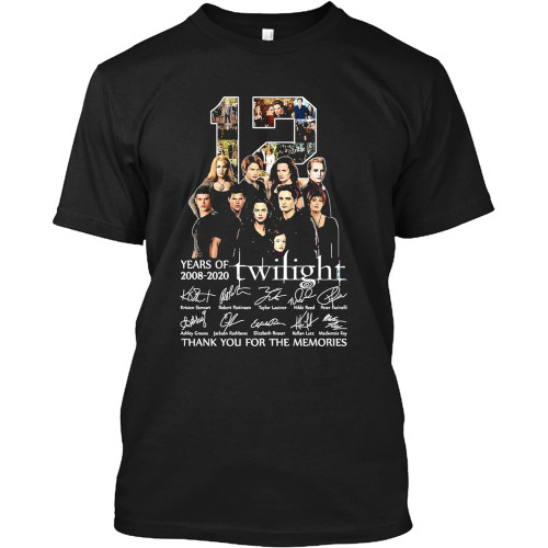 12 Years of 2008 2020 Twilight Movie Thank You for The T Shirt 12 Years of 2008 2020 Twilight Movie Thank You for The T Shirt