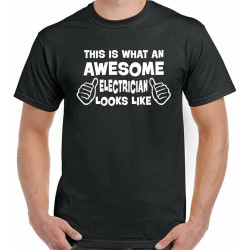 ximen Awesome Electrician - Mens Funny T-Shirt Sparky Tradesman ximen Awesome Electrician - Mens Funny T-Shirt Sparky Tradesman