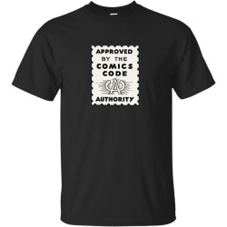 Comics Code Stamp Logo Retro Comic Book G500 Ultra Cotton White Yellow Black Red Mens Women T Shirt 95% Cotton Comics Code Stamp Logo Retro Comic Book G500 Ultra Cotton White Yellow Black Red Mens Women T Shirt 95% Cotton