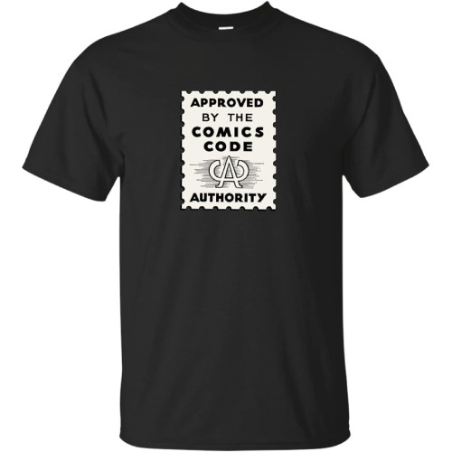 Comics Code Stamp Logo Retro Comic Book G500 Ultra Cotton White Yellow Black Red Mens Women T Shirt 95% Cotton