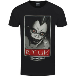 Death Note White Yellow Black red Mens t Shirt Men Ry Poster Men's Black