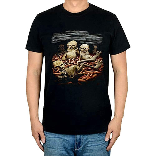 Men's Limp Bizkit Chocolate Starfish and The Hot Dog Black T-Shirt Men's Limp Bizkit Chocolate Starfish and The Hot Dog Black T-Shirt