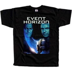 Event Horizon V2 Movie Poster 1997 DTG T-Shirt Black Black Event Horizon V2 Movie Poster 1997 DTG T-Shirt Black Black