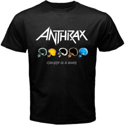 TRK Anthrax Trash Metal Rock Black Men's T Shirt - KBTCER TRK Anthrax Trash Metal Rock Black Men's T Shirt - KBTCER
