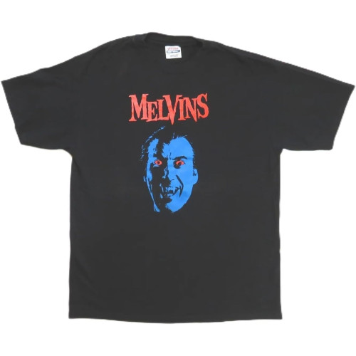 Melvins Vintage T Shirt 1997 Tour Christopher Lee Dracula Logo AMREP Grunge Punk Black Melvins Vintage T Shirt 1997 Tour Christopher Lee Dracula Logo AMREP Grunge Punk Black