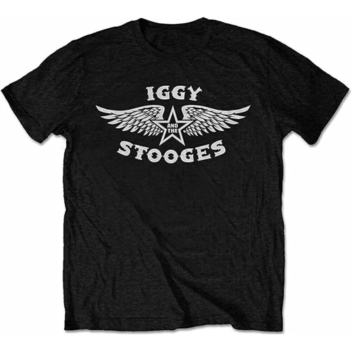 Ig Pop & The Stoos Mens Wings T-Shirt Soft Cotton License