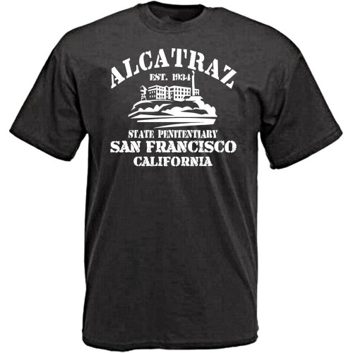 Custom T-Shirt Alcatraz Penitentiary California Custom T-Shirt Alcatraz Penitentiary California
