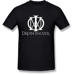 Yiheng Mens Dream Theater Logo T-Shirt Black