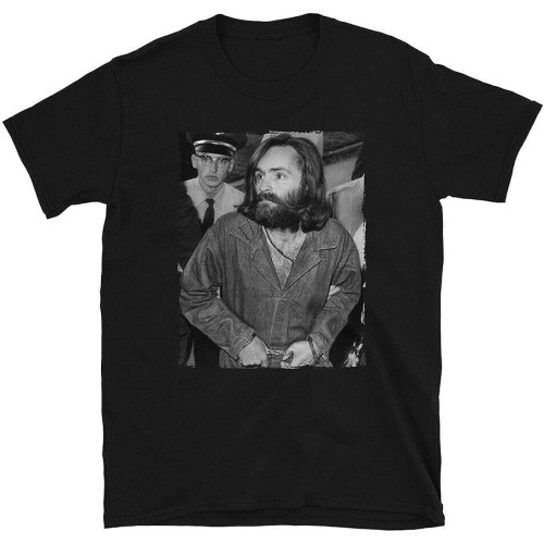 Charles Manson T-Shirt Manson Family Tshirt American Criminal Cult T Shirt Men Cotton Quality Tee Shirt Black Charles Manson T-Shirt Manson Family Tshirt American Criminal Cult T Shirt Men Cotton Quality Tee Shirt Black