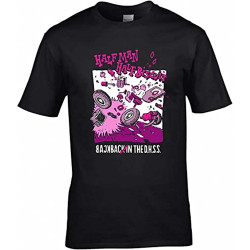 Half Man Half Biscuit Back Again in The Dhss Mens Women Hi Vis T Shirts Black