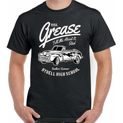 Grease T-Shirt T-Birds Rydell High School Mens Funny Movie Stag Doo Grease T-Shirt T-Birds Rydell High School Mens Funny Movie Stag Doo
