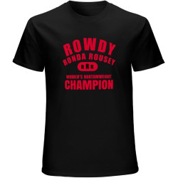 Golden Dosa Men's Ronda Rousey U 190 Rowdy RRR T-Shirt Golden Dosa Men's Ronda Rousey U 190 Rowdy RRR T-Shirt