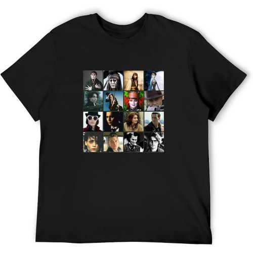 Johnny Depp Mix Movie Birthday Present Short Sleeve Unisex Tshirt