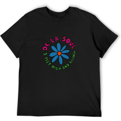 De La Soul 3 Feet High and Rising Promo T-Shirt Hip-Hop Native Tongu De La Soul 3 Feet High and Rising Promo T-Shirt Hip-Hop Native Tongu
