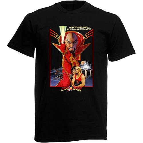 Flash Gordon Movie Icon Men's Black T-Shirt Flash Gordon Movie Icon Men's Black T-Shirt