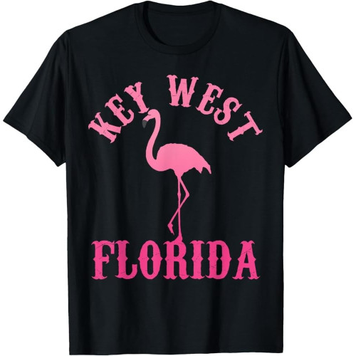 Key West Florida Shirt - Flamingo America USA Souvenir Cotton Men T Shirt Key West Florida Shirt - Flamingo America USA Souvenir Cotton Men T Shirt