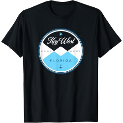 Key West Florida Circle Graphic Cotton Men T Shirt Key West Florida Circle Graphic Cotton Men T Shirt