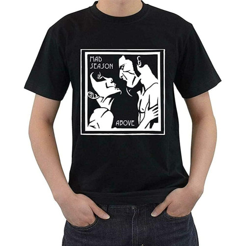 Mad Season T-Shirt Funny Graphics Funny Birthday Cotton Tee Vintage Gift for Men Black Mad Season T-Shirt Funny Graphics Funny Birthday Cotton Tee Vintage Gift for Men Black