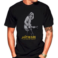 Printed t-Shirts t-Shirts Popular Alvin Lee a Tribute to Guitarist Legend Men's Black T-Shirt Printed t-Shirts t-Shirts Popular Alvin Lee a Tribute to Guitarist Legend Men's Black T-Shirt