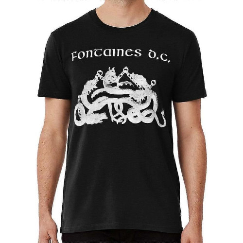 Fontaines t-Shirt fontaines dc Dublin Band Black Fontaines t-Shirt fontaines dc Dublin Band Black