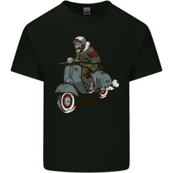 Scooter Skull Biker Motorcycle MOD Mens Cotton T-Shirt Tee Top Scooter Skull Biker Motorcycle MOD Mens Cotton T-Shirt Tee Top