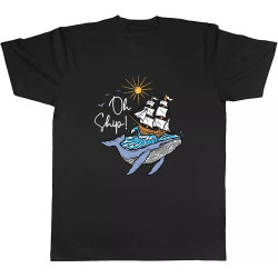 Funny Oh Ship Mens T-Shirt Sailor Boats Sailing Unisex Tee Gift Funny Oh Ship Mens T-Shirt Sailor Boats Sailing Unisex Tee Gift