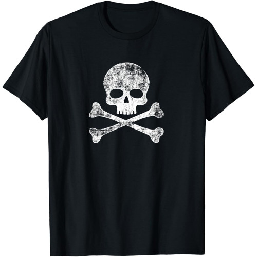 New Limited Skull & Crossbones Skeleton Jolly Roger T-Shirt New Limited Skull & Crossbones Skeleton Jolly Roger T-Shirt