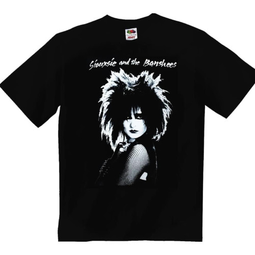 Siouxsie and The Banshees T-Shirt Tee Men All Black