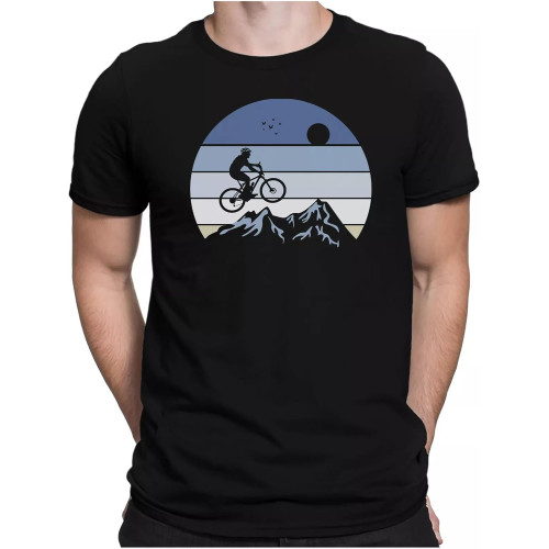 Retro Mountain Bike Men's Fun t-Shirt to