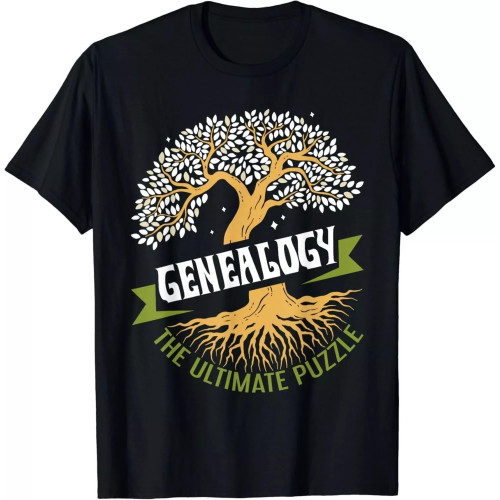 Genealogy The Ultimate Puzzle - Genealogist Ancestry Gift Unisex T-Shirt Genealogy The Ultimate Puzzle - Genealogist Ancestry Gift Unisex T-Shirt