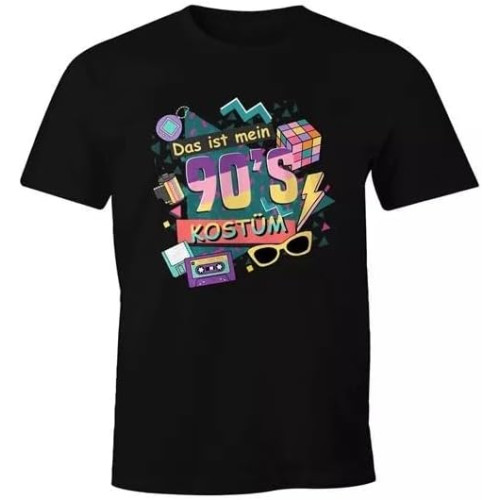 Mens This is My 90 Costume 90 Nineties Carnival T-Shirt Mens This is My 90 Costume 90 Nineties Carnival T-Shirt