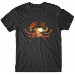Crab Beach T-Shirt 100% Cotton Tee New Crab Beach T-Shirt 100% Cotton Tee New