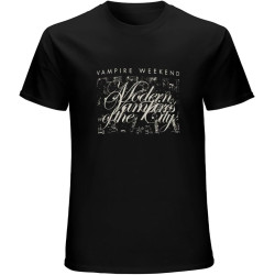 Vampire Weekend T-Shirt Mens Unisex Black Tees Vampire Weekend T-Shirt Mens Unisex Black Tees