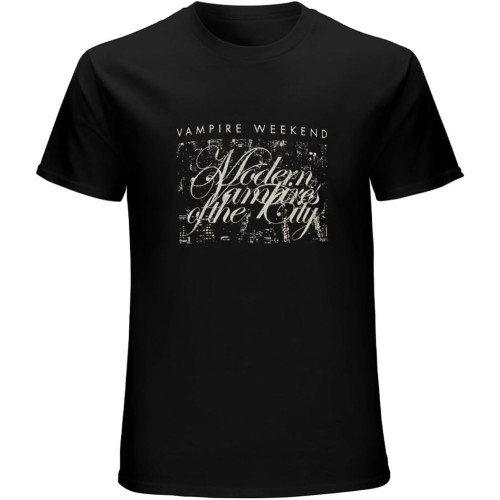Vampire Weekend T-Shirt Mens Unisex Black Tees Vampire Weekend T-Shirt Mens Unisex Black Tees