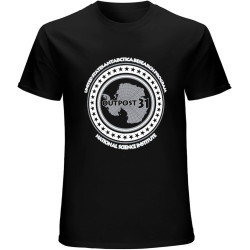 The Thing Outpost 31 T-Shirt Mens Unisex Black Tees The Thing Outpost 31 T-Shirt Mens Unisex Black Tees