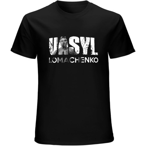 Vasyl Lomachenko T-Shirt Mens Unisex Black Tees Vasyl Lomachenko T-Shirt Mens Unisex Black Tees