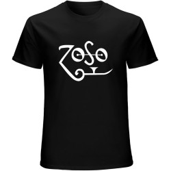 Zoso T-Shirt Mens Unisex Black Tees