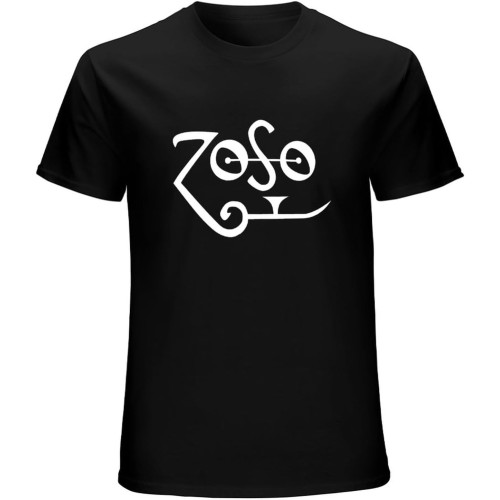 Zoso T-Shirt Mens Unisex Black Tees