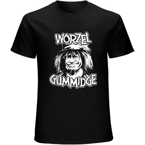 Worzel Gummidge T-Shirt Mens Unisex Black Tees Worzel Gummidge T-Shirt Mens Unisex Black Tees