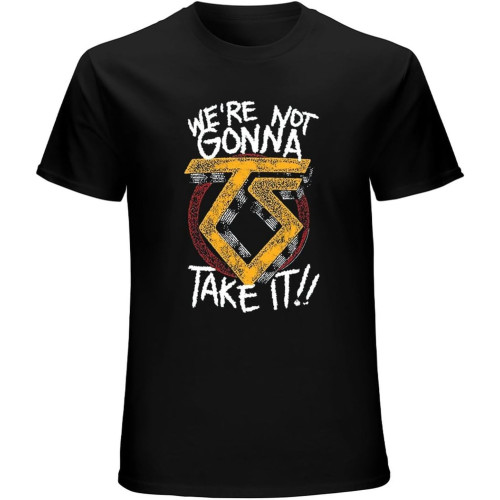 Twisted SisterWere Not Gonna Take It T-Shirt Mens Unisex Black Tees