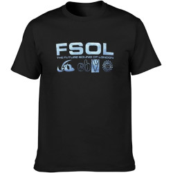 Future Sound of London Silver Men's T-Shirt Tee T-Shirt Black