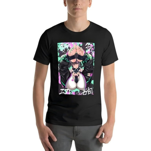 Tian Hong Xing Juri-han-Street-Fighter-T-Shirt-Anime-Clothes-Black-t-Shirts-T-Shirt-for-a Black